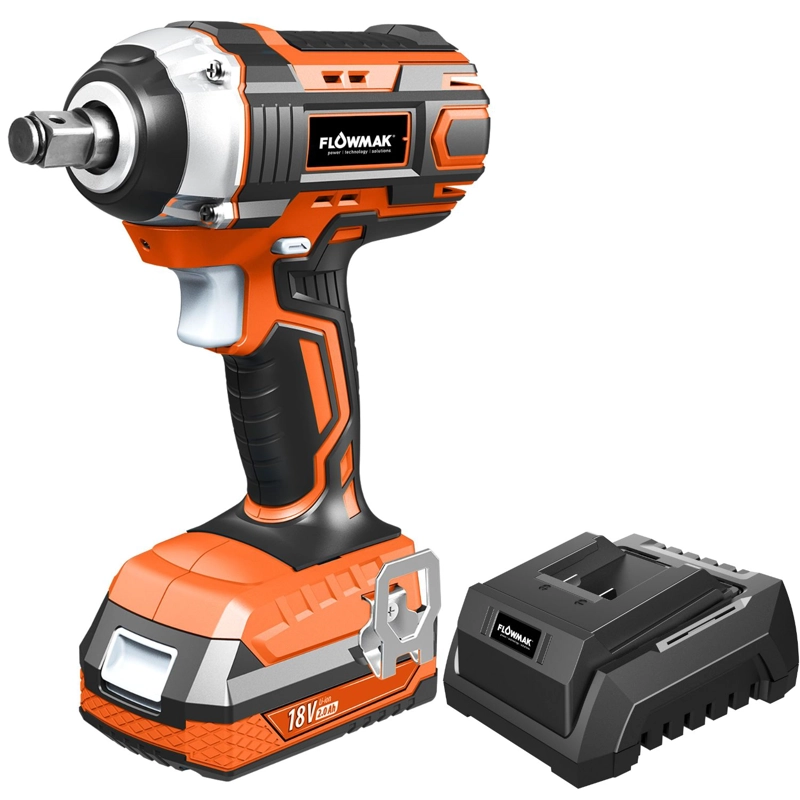 LLAVE IMPACTO FLOWMAK 1/2 PARA DADO. 18 V CON BATERÍA - 1