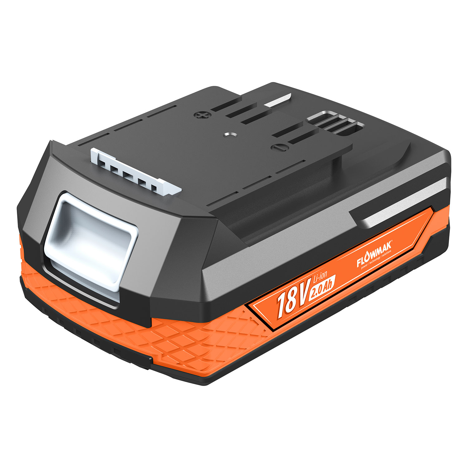 TALADRO PERCUTOR FLOWMAK ATORNILLADOR 10 MM 18 V + ACCESORIOS - 5