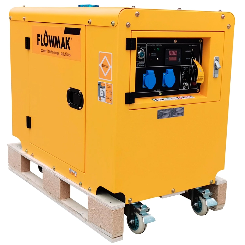 GENERADOR DIESEL FLOWMAK LDG12S 220V 10KW INSONORO - 1