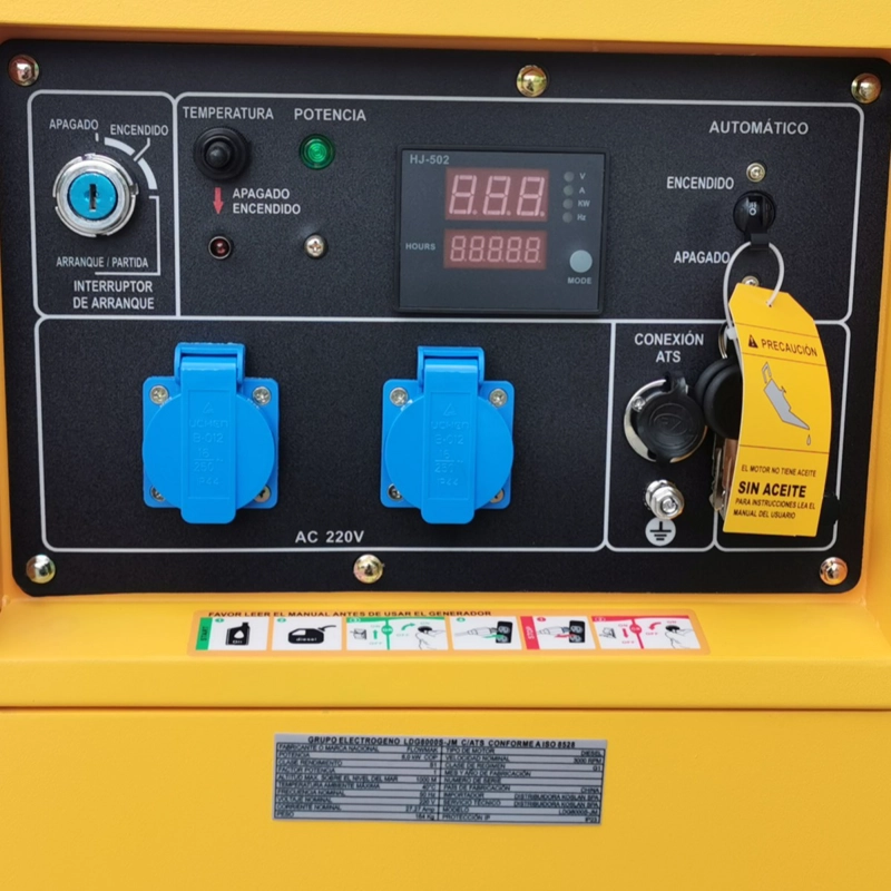GENERADOR DIESEL FLOWMAK LDG12S 220V 10KW INSONORO - 4