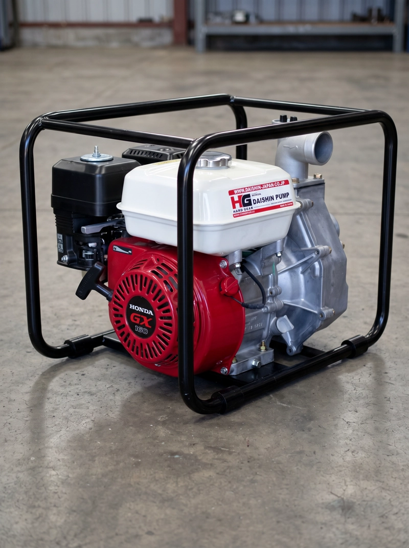 MOTOBOMBA FLOWMAK BENCINERA 2 PULGADAS 5.5 HP ALTA PRESIÓN HONDA DAISHIN - 3