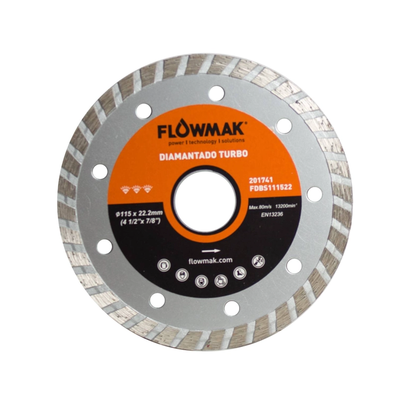 DISCO DIAMANTADO 4.5' TURBO FLOWMAK - 2