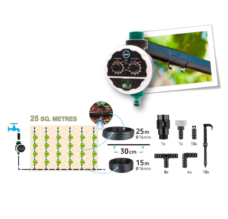 KIT RAIN RIEGO HUERTAS 25 M2 - 2