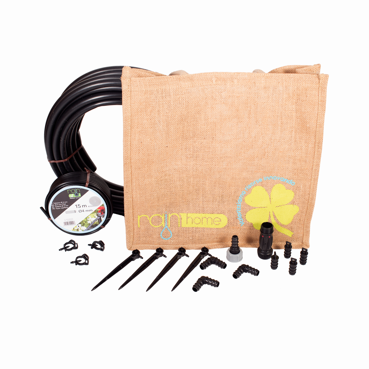 KIT RAIN RIEGO BALCONES -HASTA 30 MACETEROS 15 MT LÍNEALES - 4