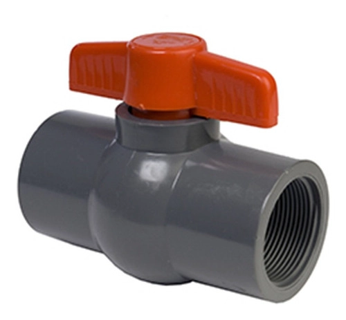 VALVULA DE BOLA PVC 1-1/2' 50 MM COMPACTA HILO  FLOWMAK - 1