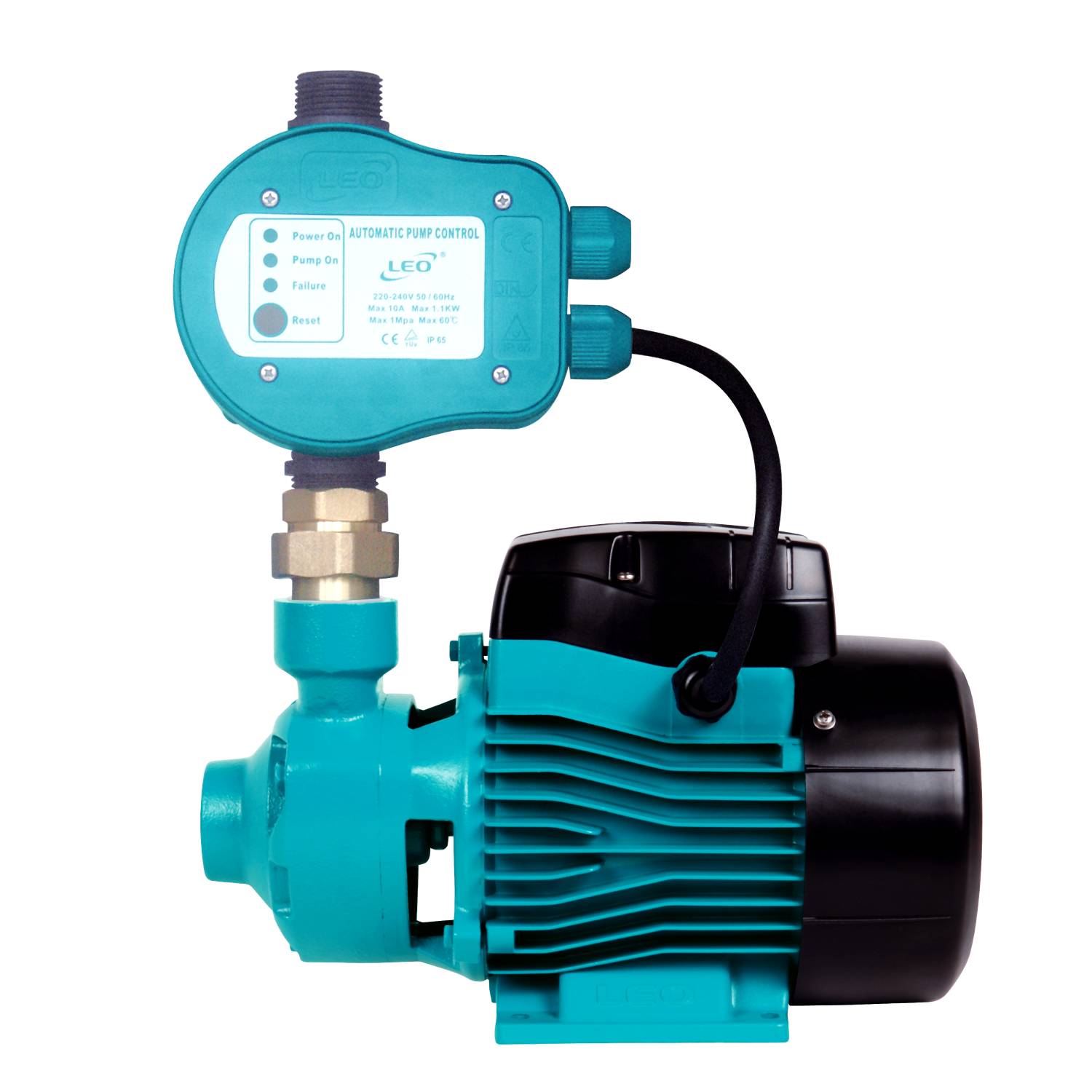 BOMBA PERIFÉRICA LEO APM37 Y CONTROLADOR ELECTRÓNICO - 2