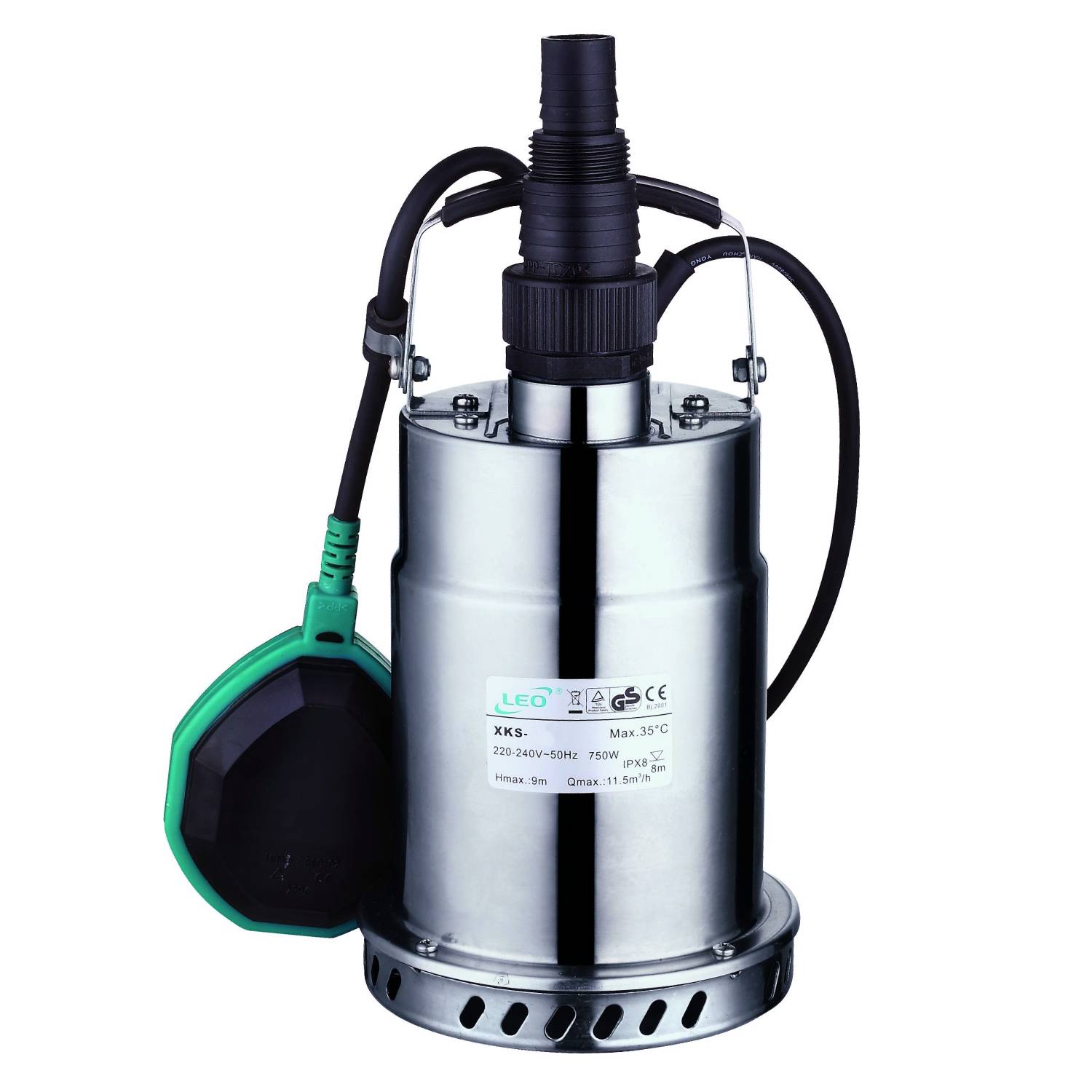 BOMBA SUMERGIBLE LEO XKS500S 0.5 HP 220 V - 1