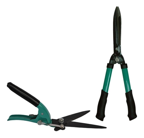 SET TIJERA CORTA PASTO Y ARBUSTOS + TIJERA MANO CORTA PASTO GREEN SEASON - 4