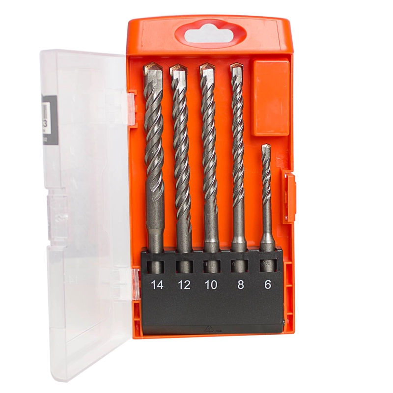 SET DE BROCAS FLOWMAK PARA CONCRETO ROTOMARTILLO SDS 5 PIEZAS - 2