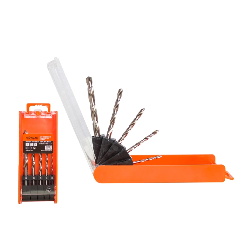 SET DE BROCAS PARA METAL 5 PIEZAS FLOWMAK - 1