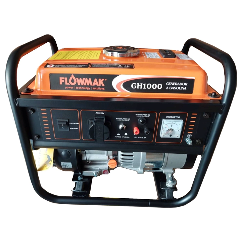 GENERADOR ELE CTRICO A GASOLINA GH1000 800W 220V FLOWMAK - 1