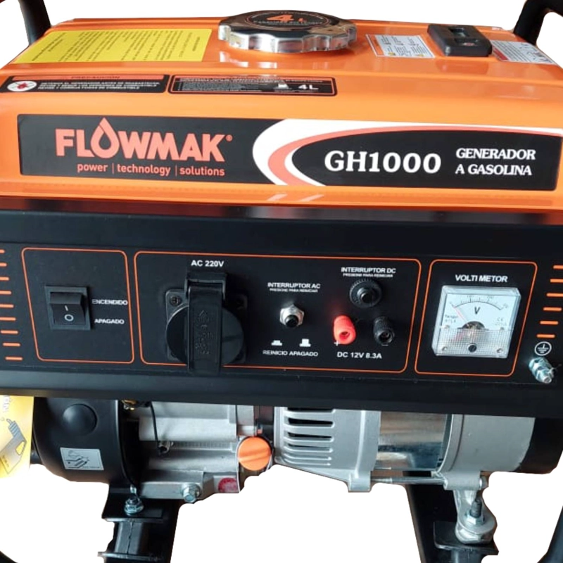 GENERADOR ELE CTRICO A GASOLINA GH1000 800W 220V FLOWMAK - 2