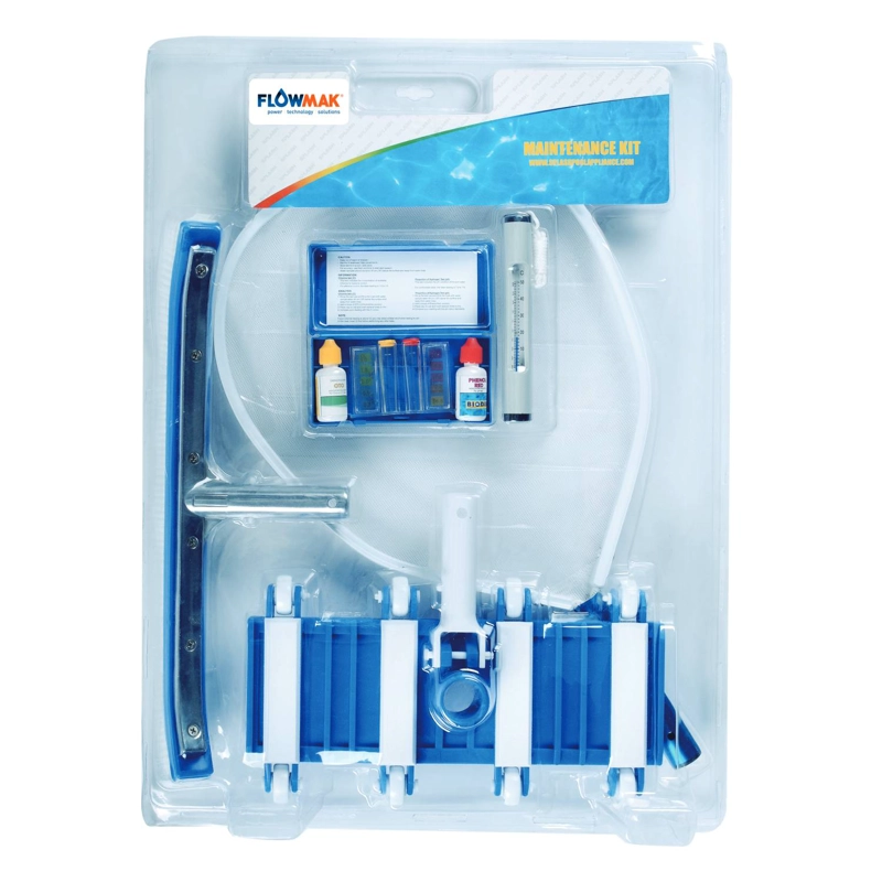KIT FLOWMAK LIMPIEZA PISCINA 5 ACCESORIOS - 1