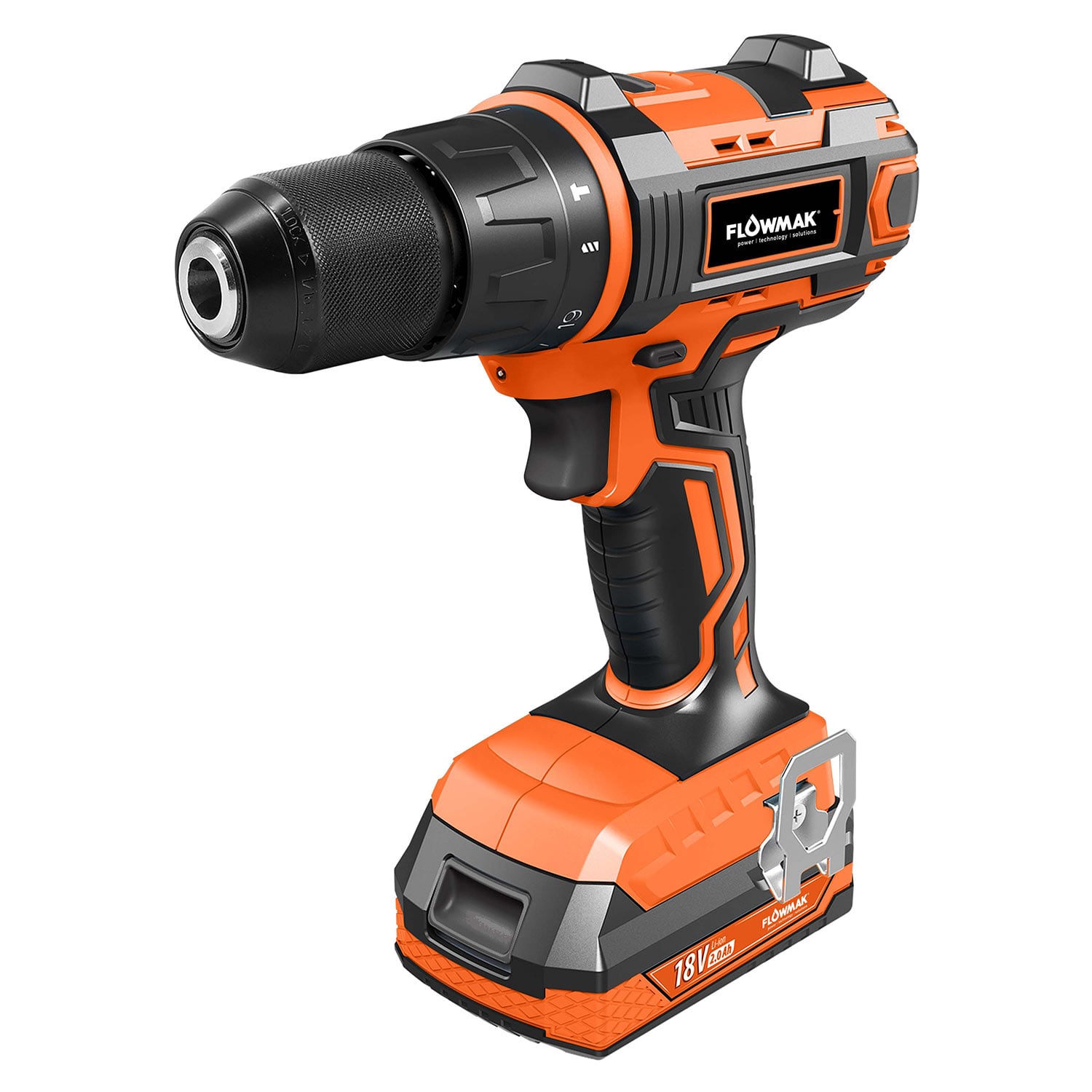 KIT TALADRO 13MM ATORNILLADOR Y LINTERNA 18V - 3