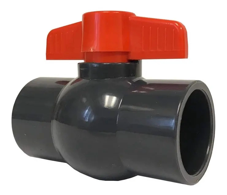 VALVULA DE BOLA PVC 110MM COMPACTA CEMENTAR FLOWMAK - 1