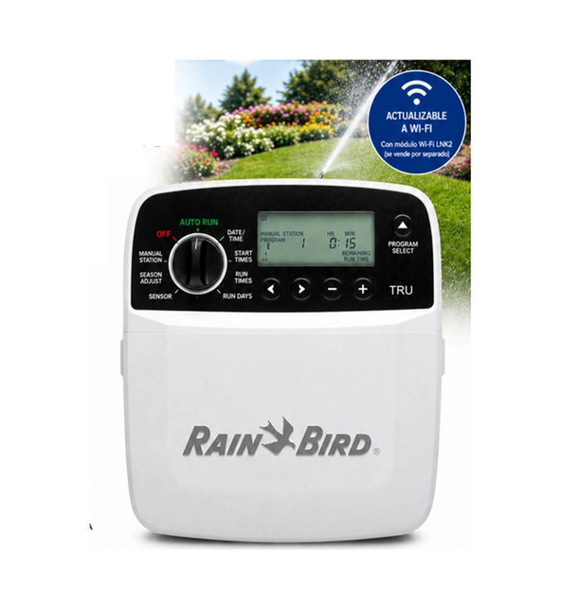 PROGRAMADOR TRU 6 ESTACIONES INTERIOR RAIN BIRD - 3
