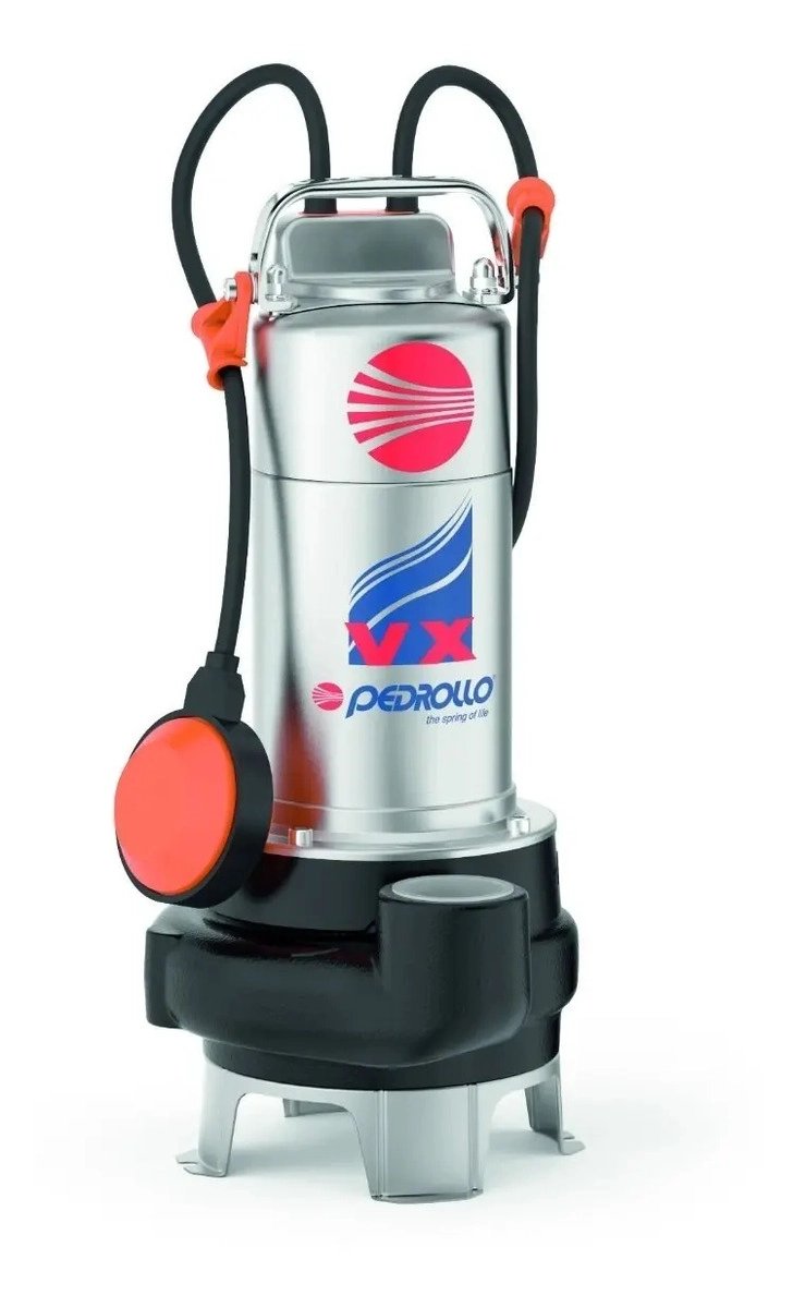 BOMBA SUMERGIBLE VORTEX VXM10/35 AGUAS NEGRAS 1HP 220V PEDROLLO - 1