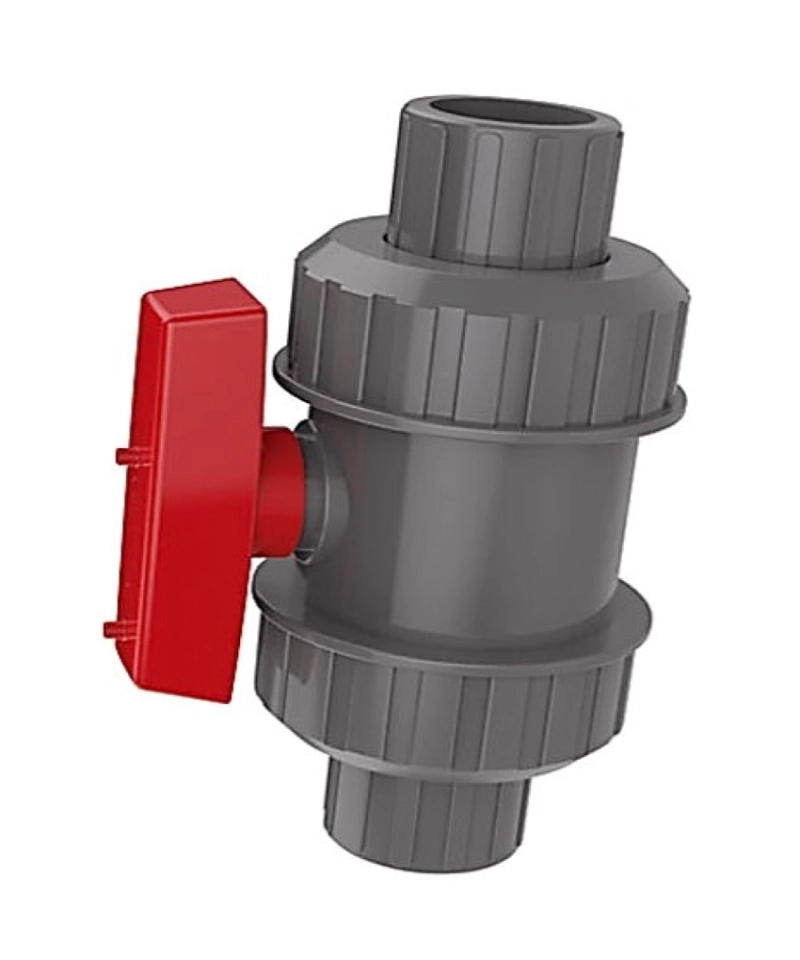 VALVULA DE BOLA PVC-U 20MM  DOBLE AMER CEMENTAR FLOWMAK - 2