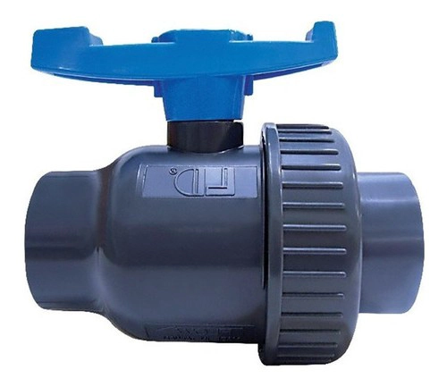 VALVULA DE BOLA PVC 1' UNA AMER MARCA LD - 3