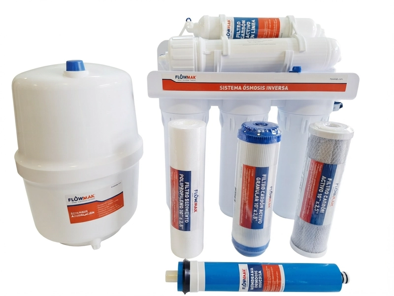 PURIFICADOR AGUA OSMOSIS INVERSA 5 ETAPAS 75GPD FLOWMAK - 4