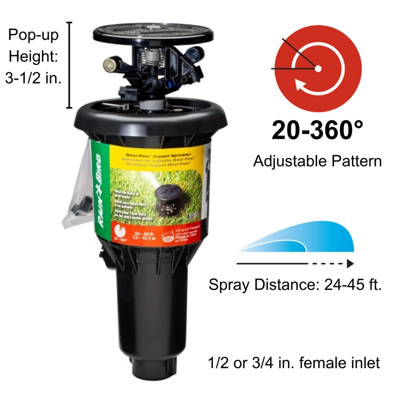 ASPERSOR AG5 MAXI PAW RAIN BIRD - 3