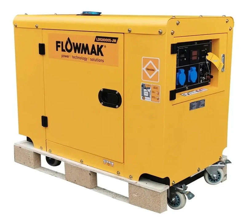 GENERADOR A DIESEL LDG8000S-JM 6KW C.CNX ATS 220V FLOWMAK - 1