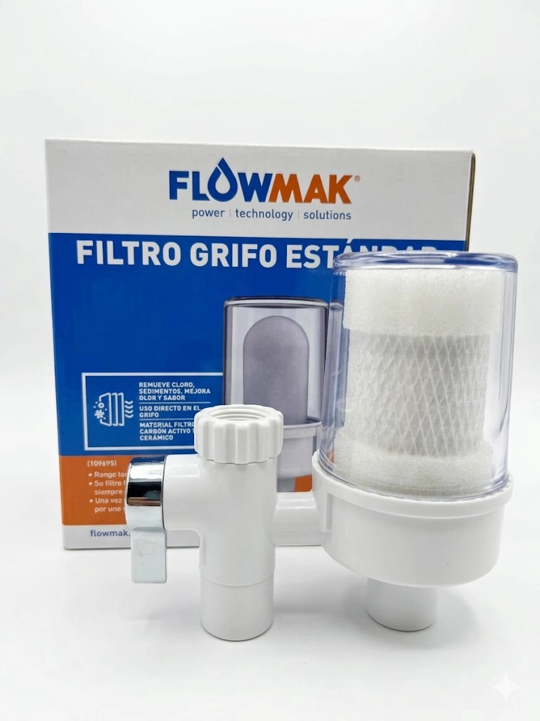 FILTRO DE AGUA PARA GRIFO LLAVE COCINA FLOWMAK - 3