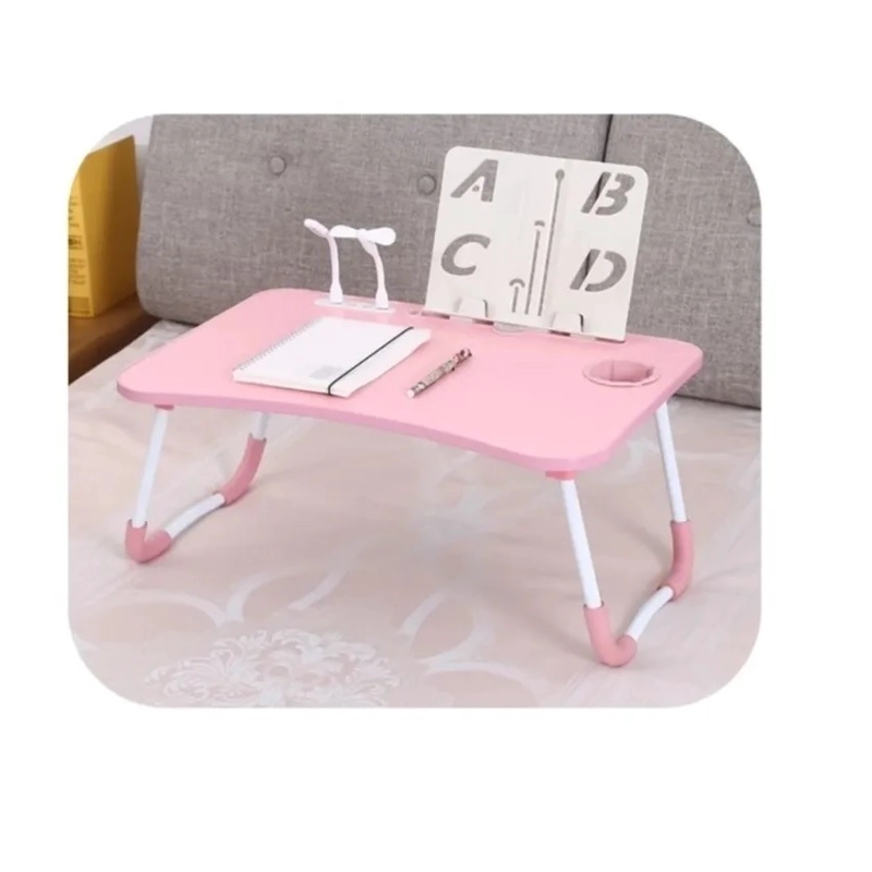 MESA NOTEBOOK PLEGABLE CON VENTILADOR Y LUZ LED - 1