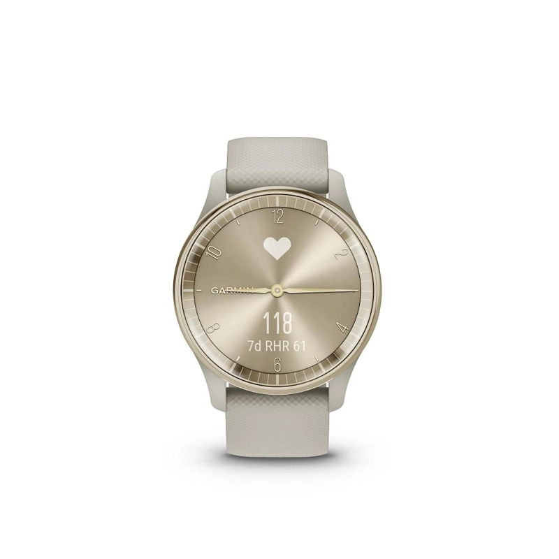 SMARTWATCH GARMIN VIVOMOVE TREND BEIGE - 2