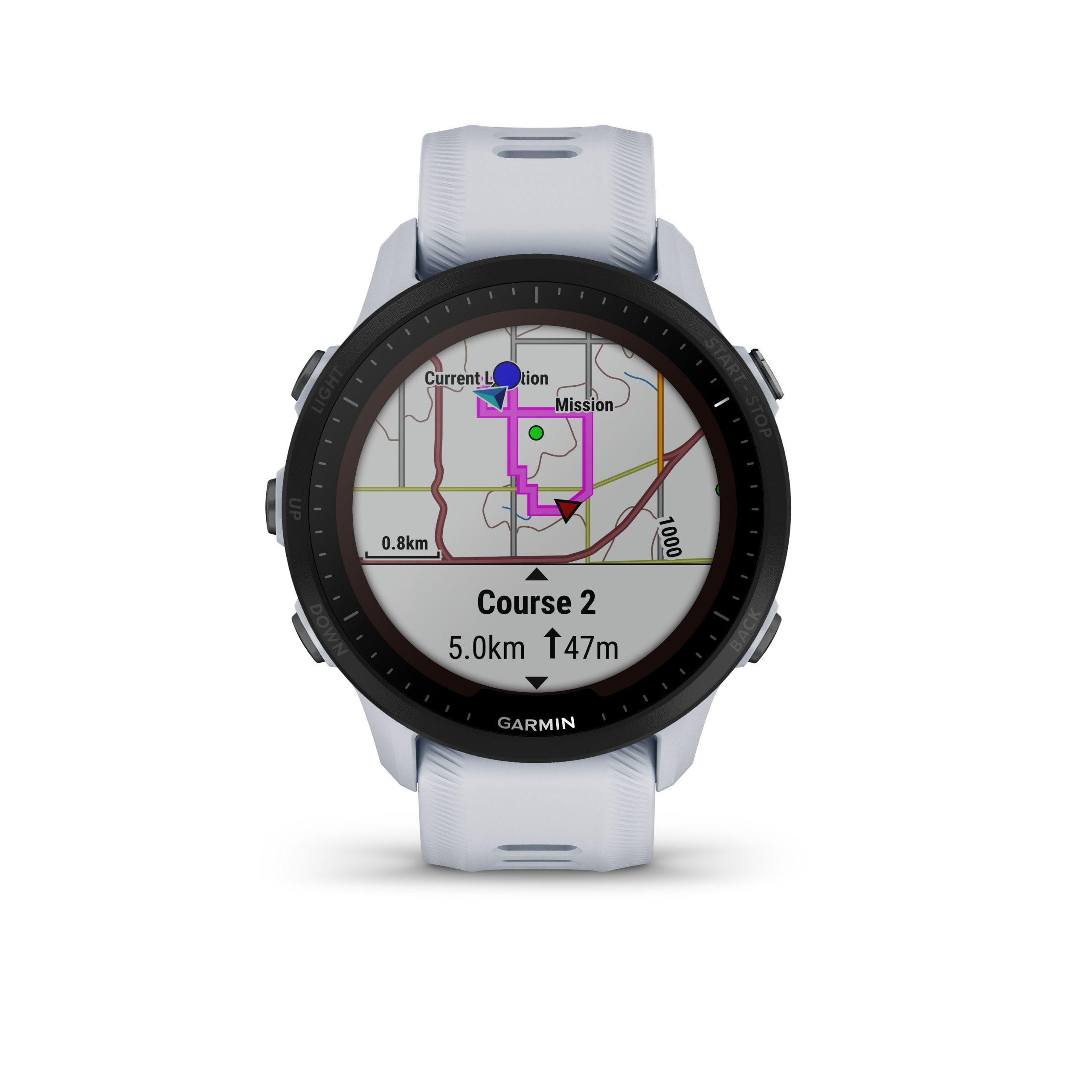 SMARTWATCH FORERUNNER 955 SOLAR WHITESTONE - 4