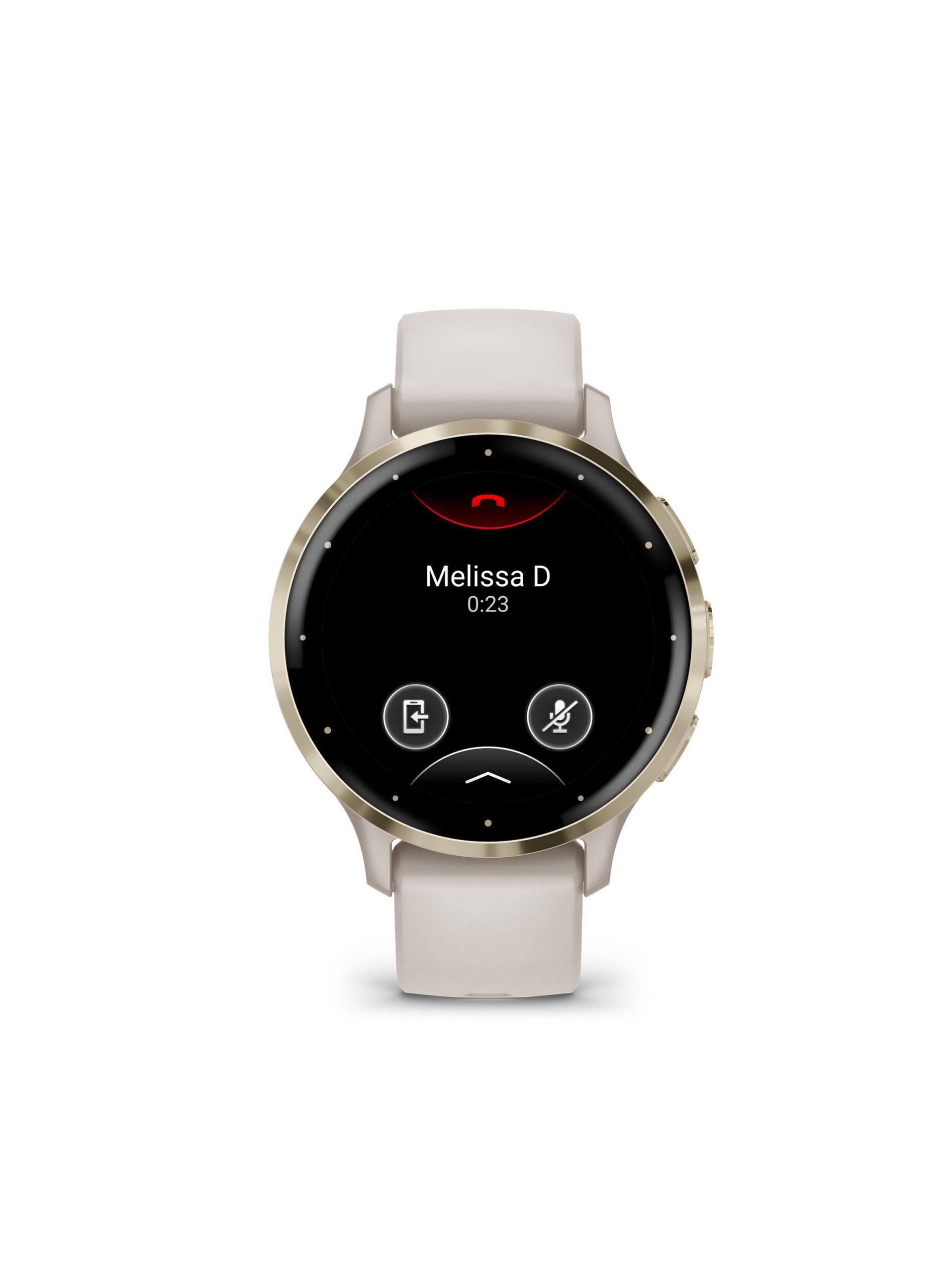 SMARTWATCH GARMIN VENU 3S CREMA IVORY + SOFT GOLD - 4