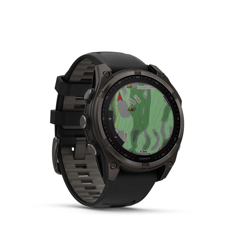 FENIX 8 – 47MM SOLAR, SAPPHIRE TITANIO CON CORREA DE SILICONA EN COLOR NEGRO - 3