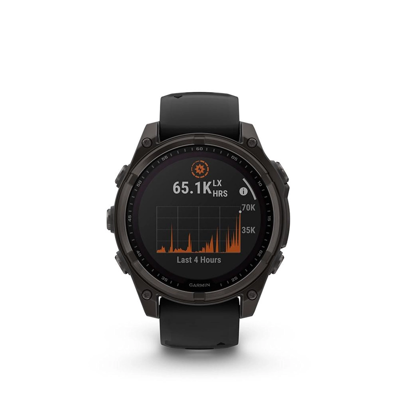 FENIX 8 – 47MM SOLAR, SAPPHIRE TITANIO CON CORREA DE SILICONA EN COLOR NEGRO - 5
