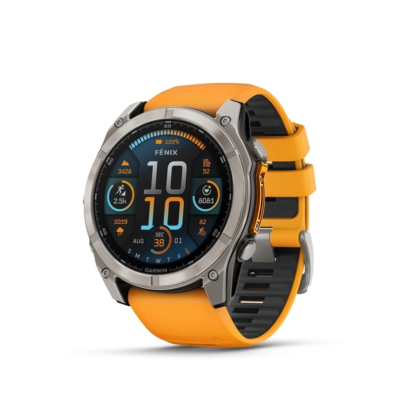 FENIX 8 – 51MM, SAPPHIRE, TITANIUM WITH ORANGE