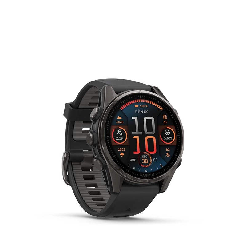 FENIX 8 - 43MM SAPPHIRE TITANIO CON CORREA DE SILICONA EN COLOR NEGRO - 3
