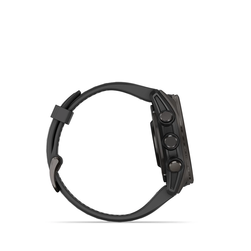 FENIX 8 - 43MM SAPPHIRE TITANIO CON CORREA DE SILICONA EN COLOR NEGRO - 4