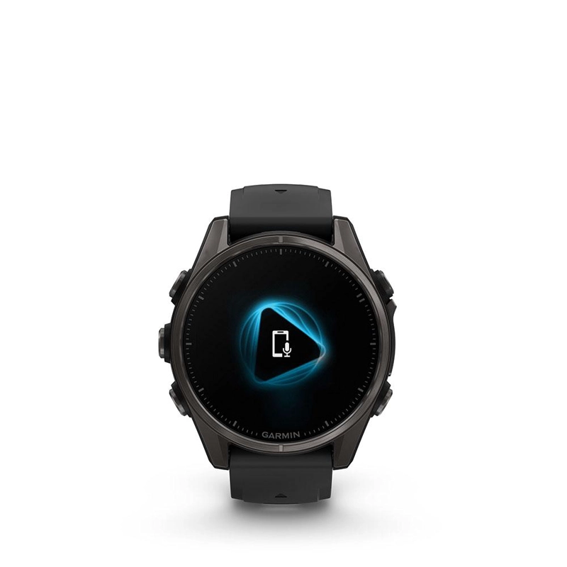 FENIX 8 - 43MM SAPPHIRE TITANIO CON CORREA DE SILICONA EN COLOR NEGRO - 5