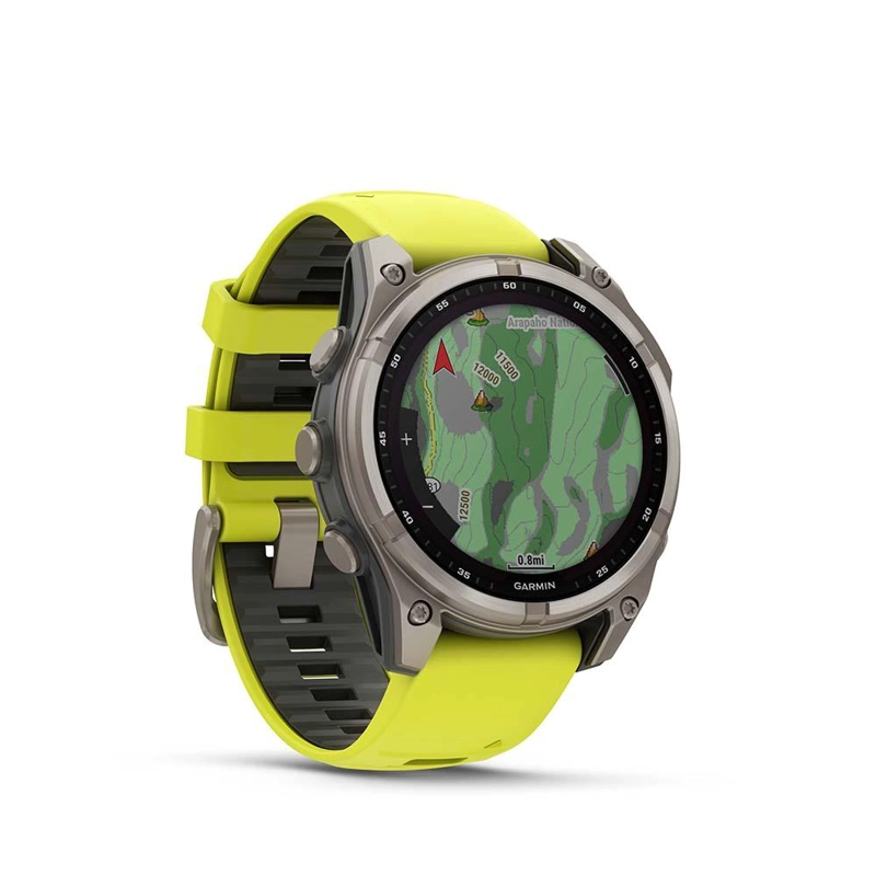 FENIX 8 – 47MM SOLAR, SAPPHIRE TITANIUM WITH YELLOW/GRAPHITE - 3
