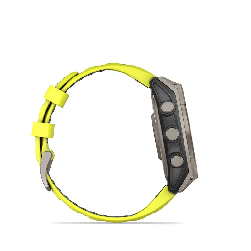 FENIX 8 – 47MM SOLAR, SAPPHIRE TITANIUM WITH YELLOW/GRAPHITE - 4