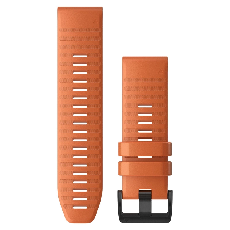 QUICKFIT 26 WATCH BAND - EMBER ORANGE SILICONE - 1