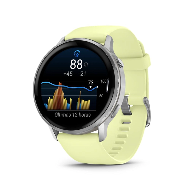 SMARTWATCH VENU 4 (45MM) GRAY SILVER CITRON GARMIN - 4