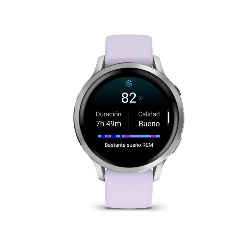SMARTWATCH VENU 4 (41MM) GRAY SILVER PERIWINKLE GARMIN - 2