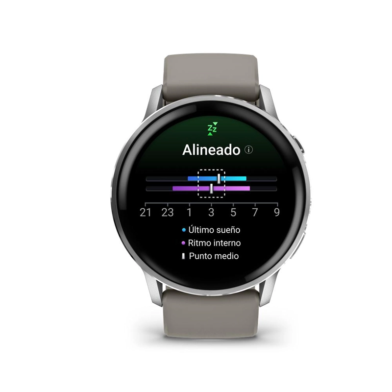 SMARTWATCH VENU 4 (45MM) BLACK W/ SILVER GRAY GARMIN - 2