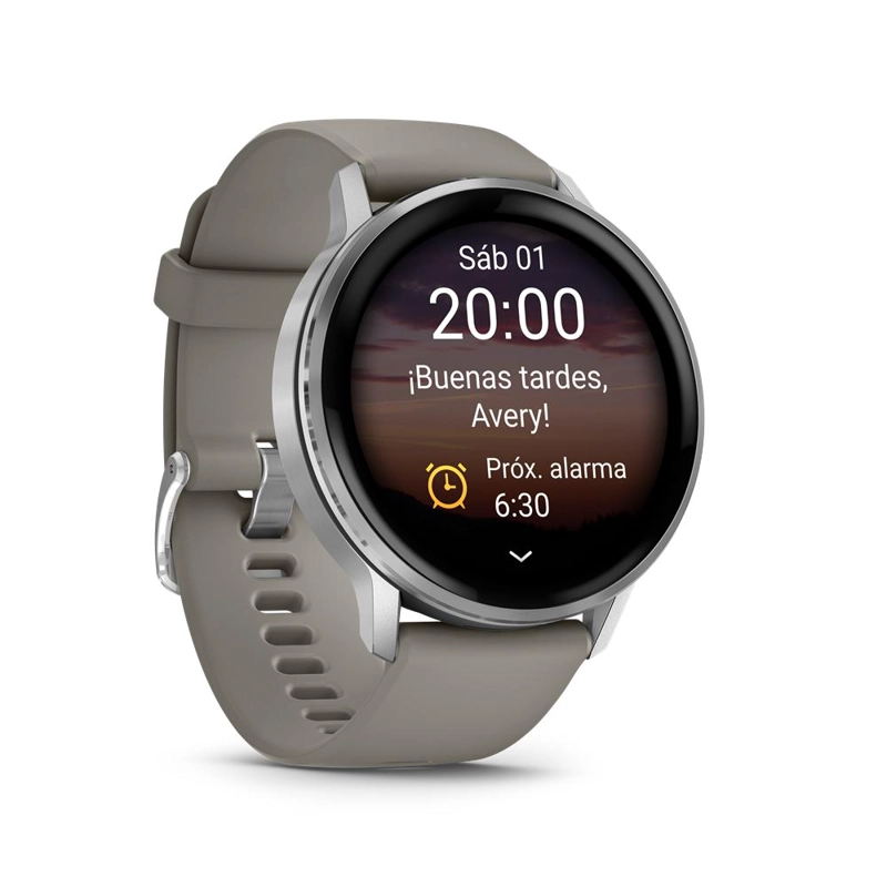 SMARTWATCH VENU 4 (45MM) BLACK W/ SILVER GRAY GARMIN - 5
