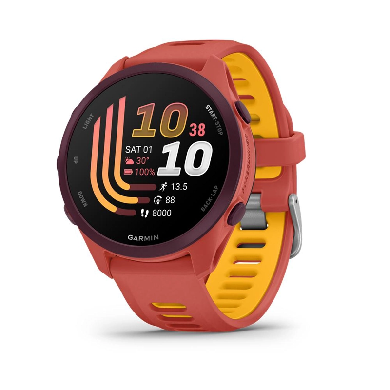 SMARTWATCH FORERUNNER 170 MUSIC RED PINK/MANGO GARMIN - 1