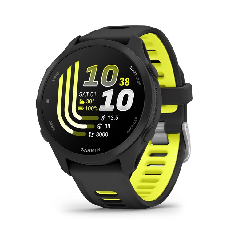 SMARTWATCH FORERUNNER 170 BLACK/AMP YELLOW GARMIN - 1