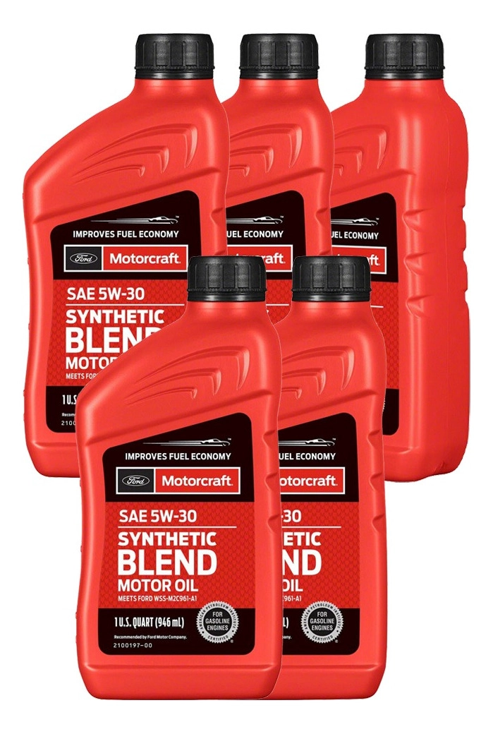 ACEITE GENUINO FORD MOTORCRAFT SAE 5W30 (5 UNIDADES) - 1