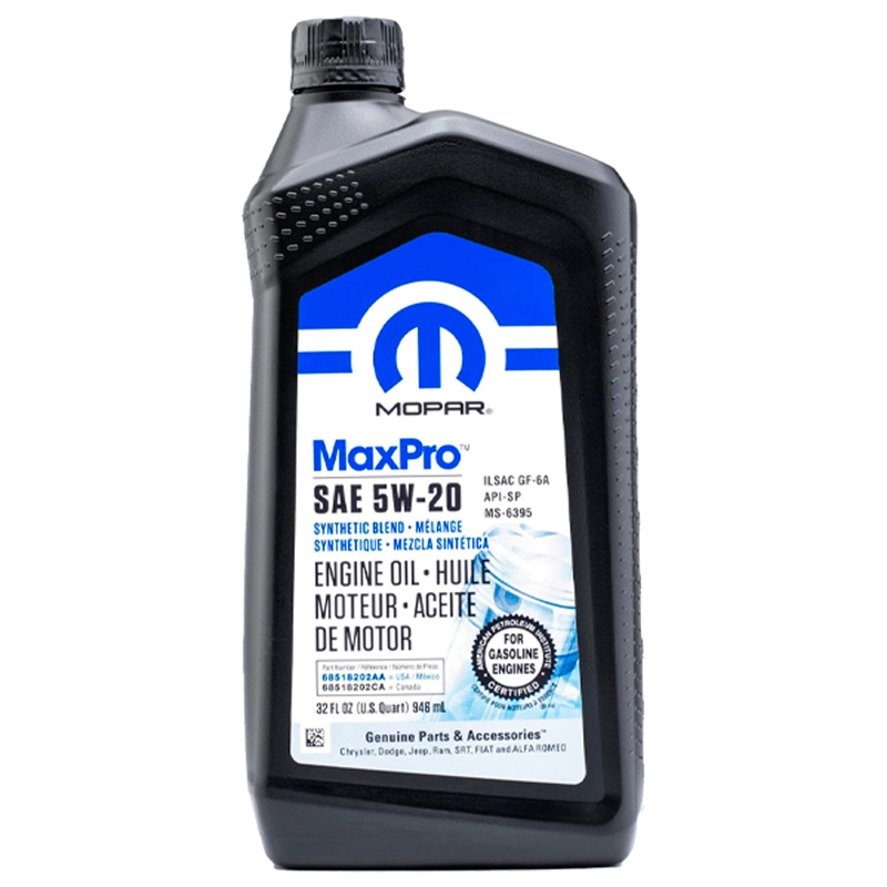 KIT FILTRO ACEITE + ACEITE MOPAR 3.6L 2007-2020 MO349 - 3