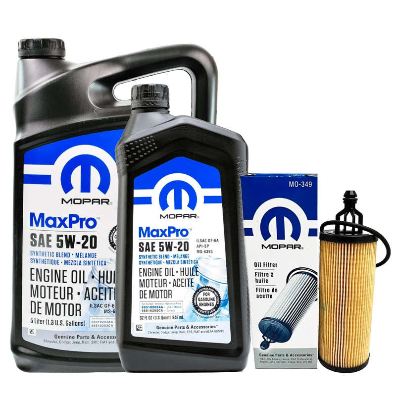 KIT FILTRO ACEITE + ACEITE MOPAR 3.6L 2007-2020 - 1