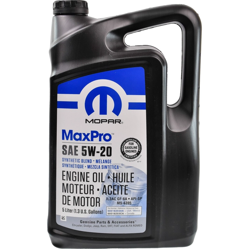 KIT FILTRO ACEITE + ACEITE MOPAR 3.6L 2007-2020 - 2